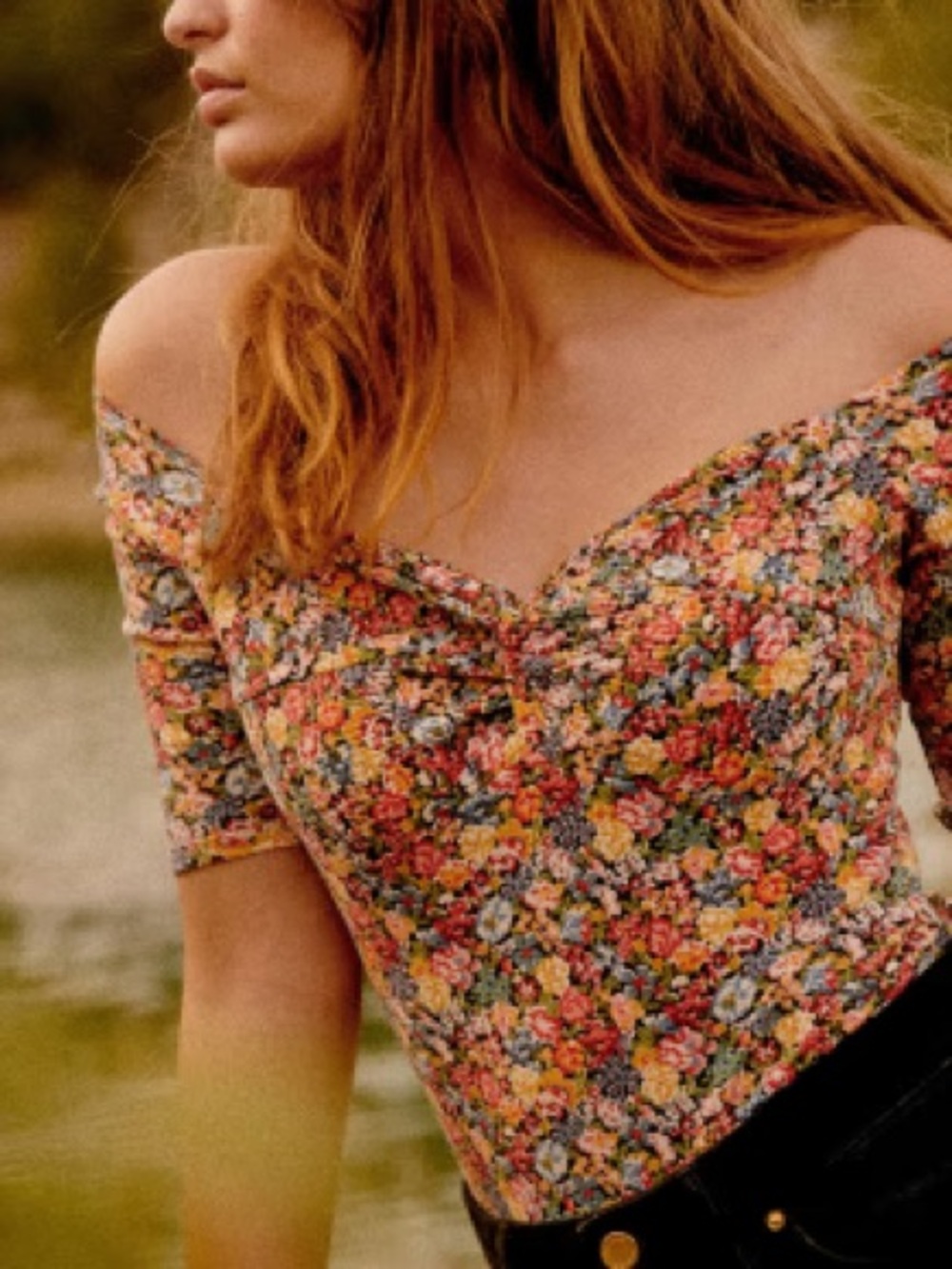 🇫🇷 Sézane Caro T-Shirt, Floral